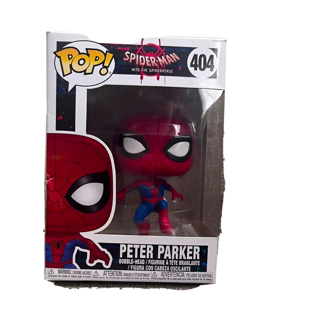 Funko Pop! Peter Parker #404 Marvel Spider-Man Into The Spider-Verse